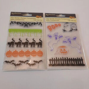 Halloween Clear Stamps Set of 2 by Recollections